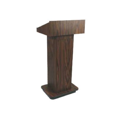 Brown Wooden Podium – Plywood Design for Schools Colleges and Offices (Podium 658) Manufacturers in Kashipur