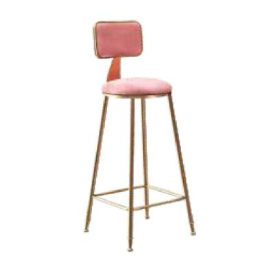 Iron Chair with Mid Backrest – Single Seater Pink Design by Chair Craft Manufacturers in Kashipur