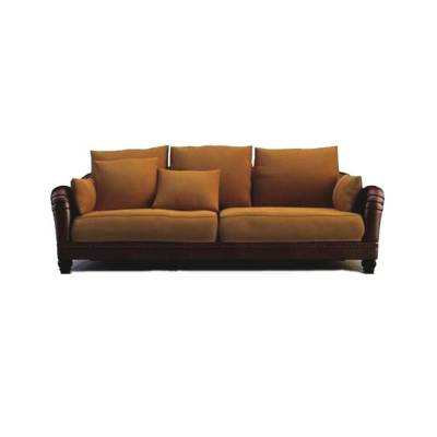 Modern Brown Sofa – Cushion Back with Armrests Manufacturers in Kashipur