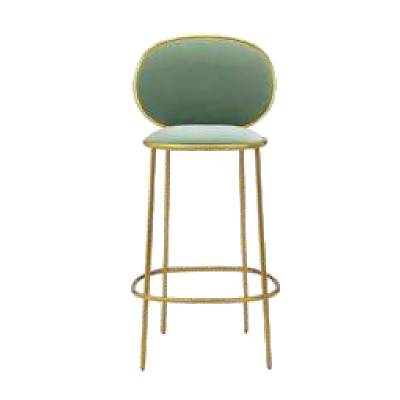 Modern Gray and Golden Chair – Single Seater with Mid Backrest No Armrest by Chair Craft Manufacturers in Kashipur